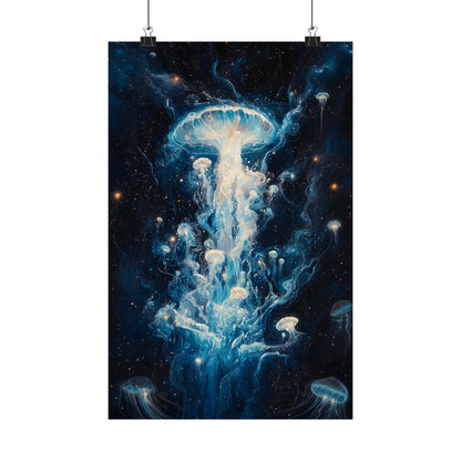 Etheral Jelly Fish Art Print