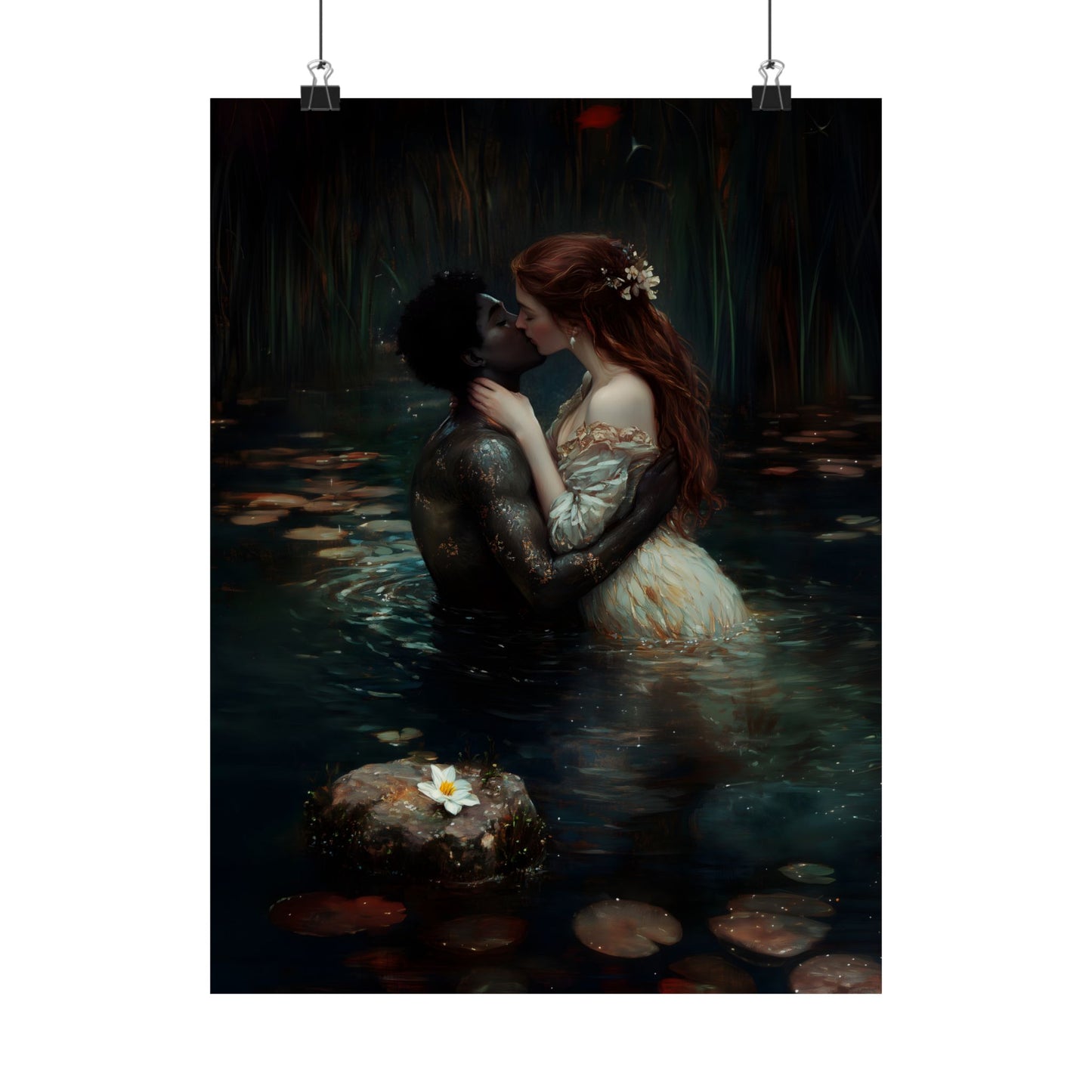 Lovers Art Print