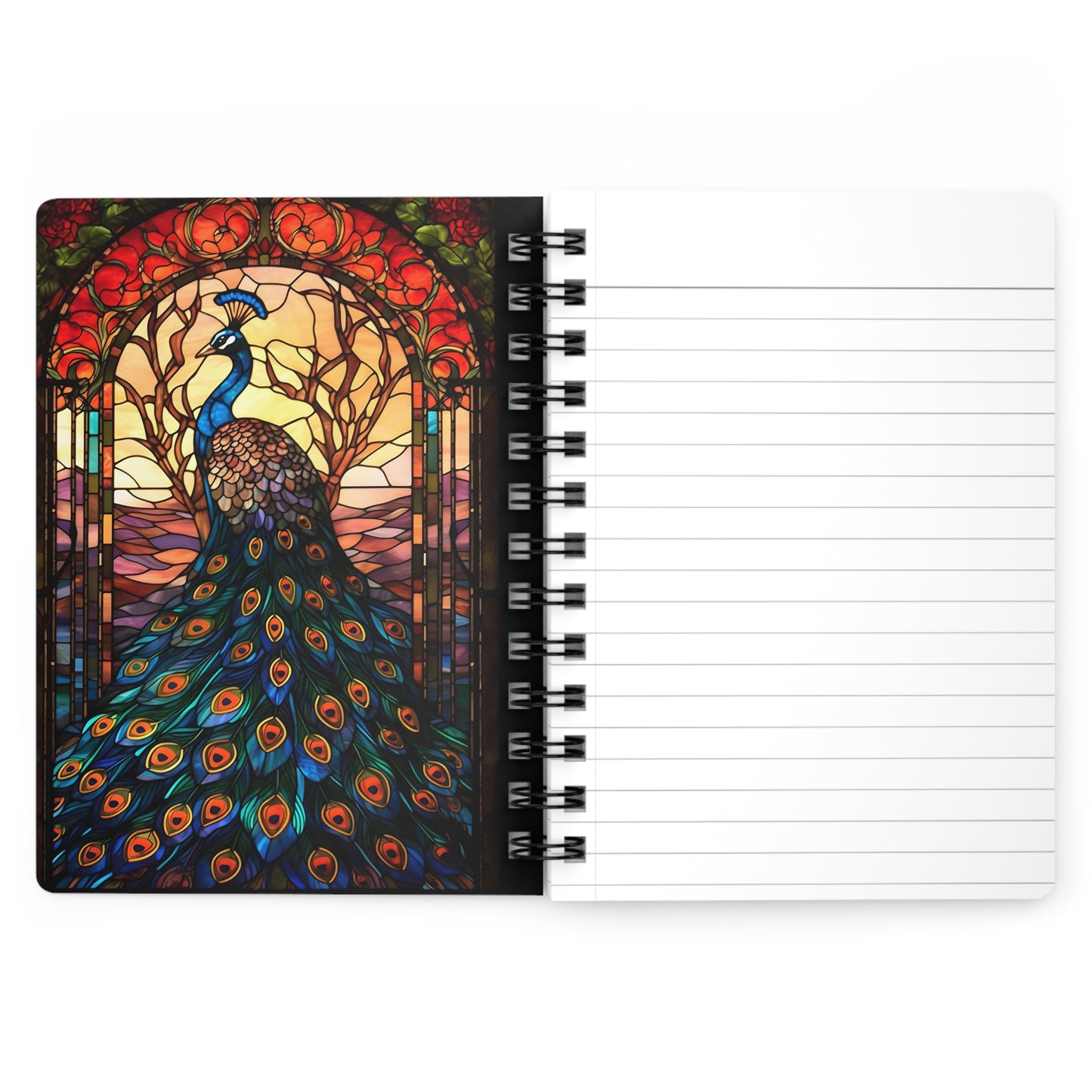 Peacock Spiral Bound Journal