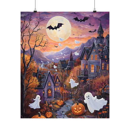 Halloween Town Art Print