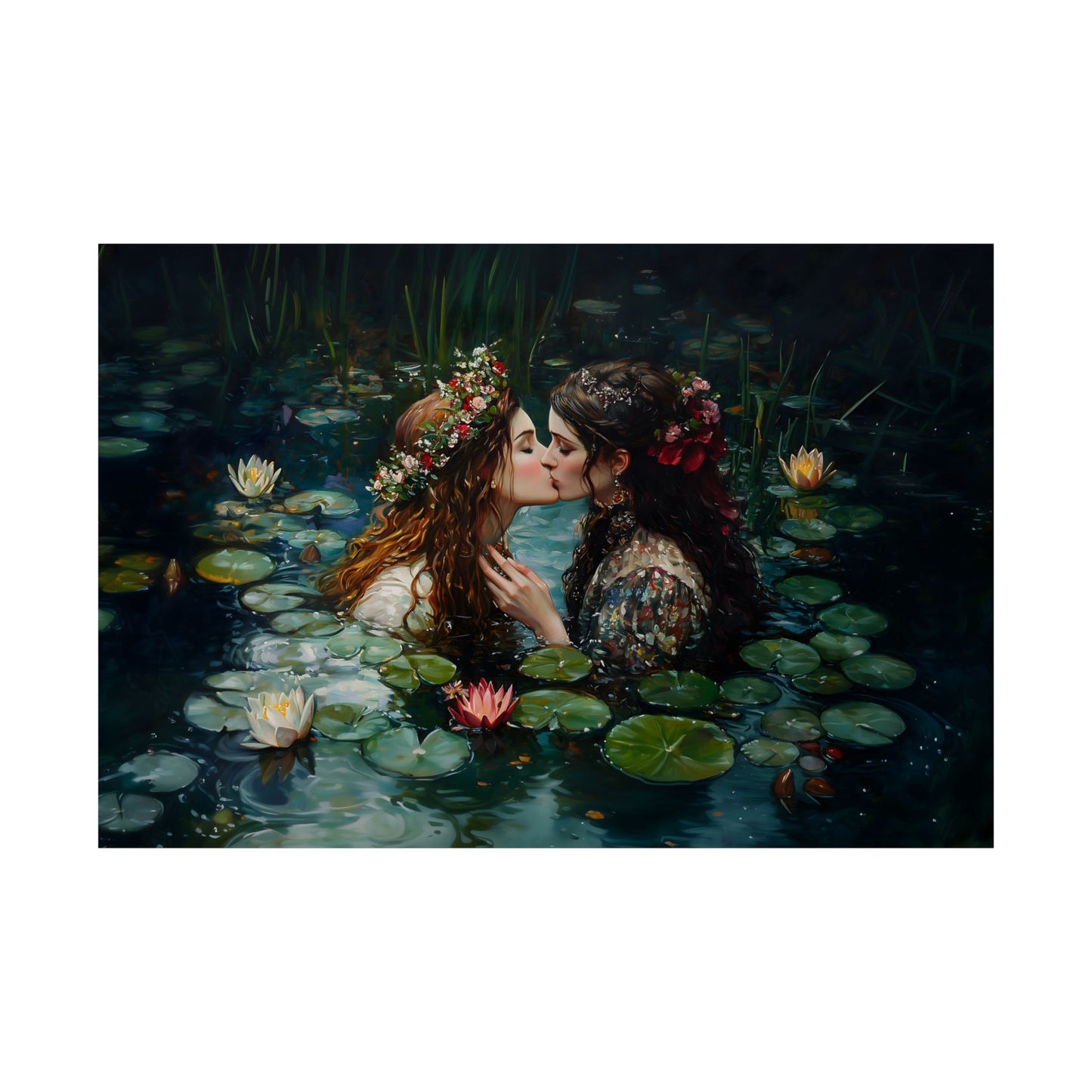 Ophelia in Love Art Print