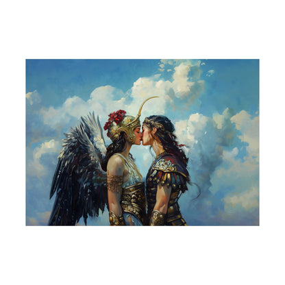 Nike and Athena Art Print