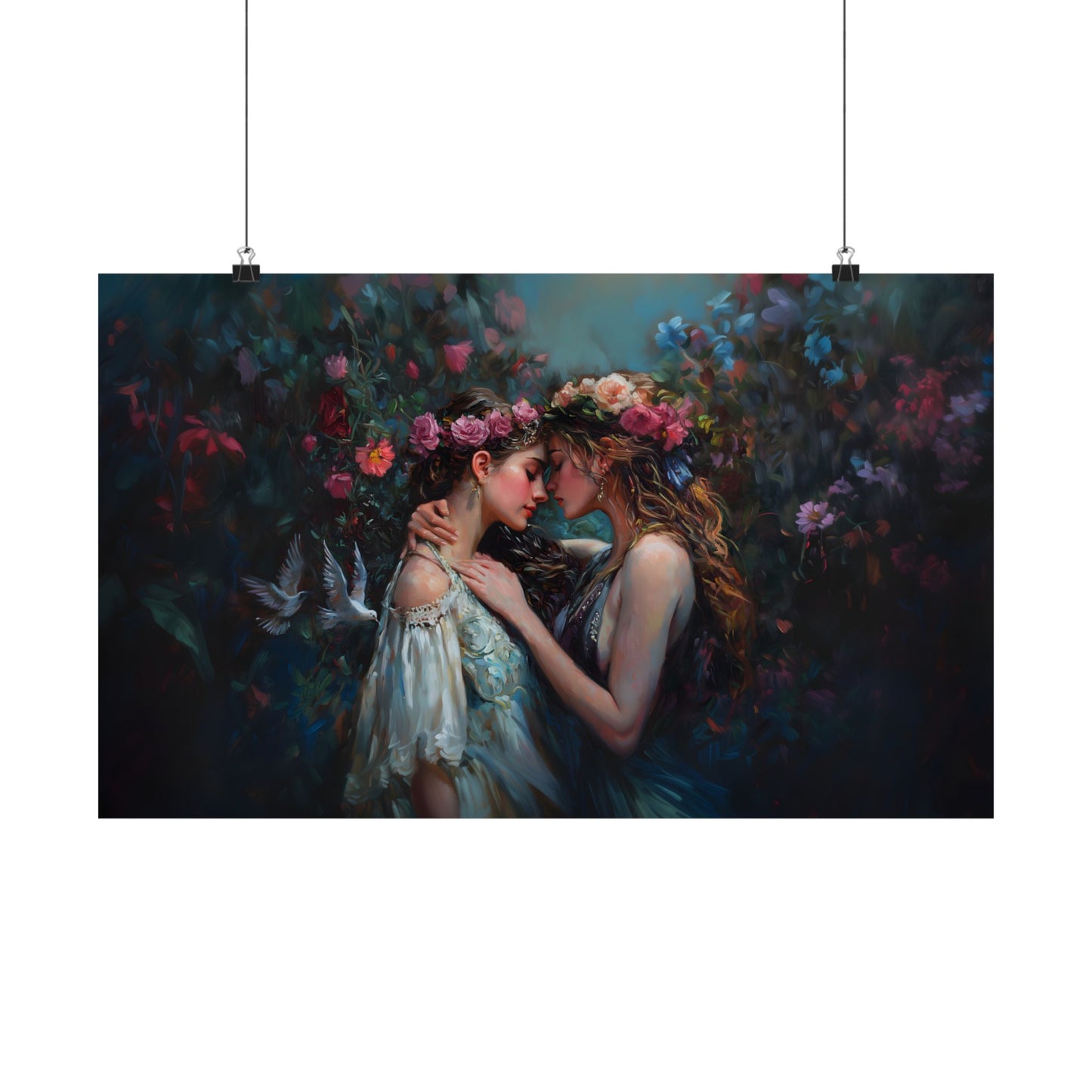 Spring Lovers Art Print