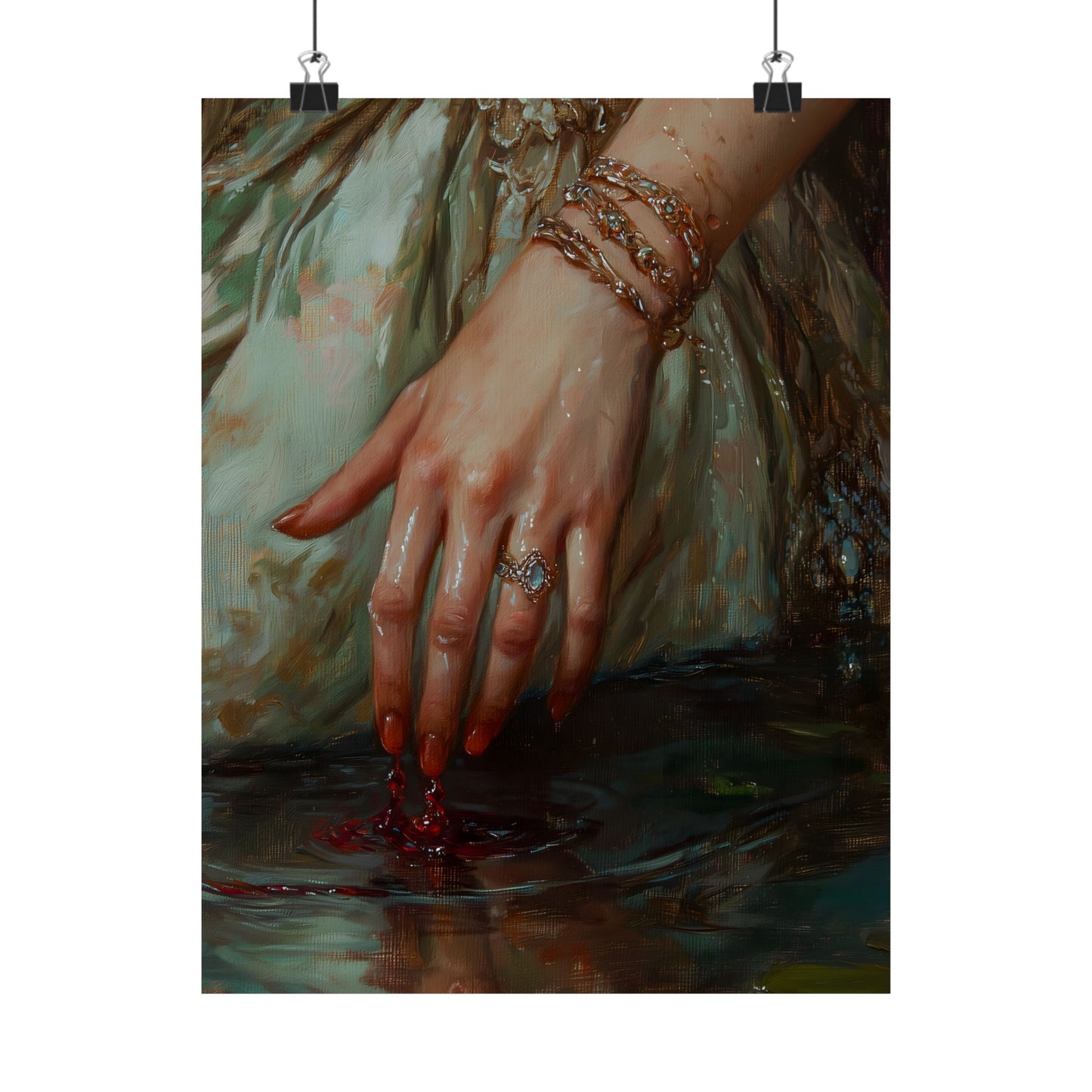 Bloody Hands Art Print