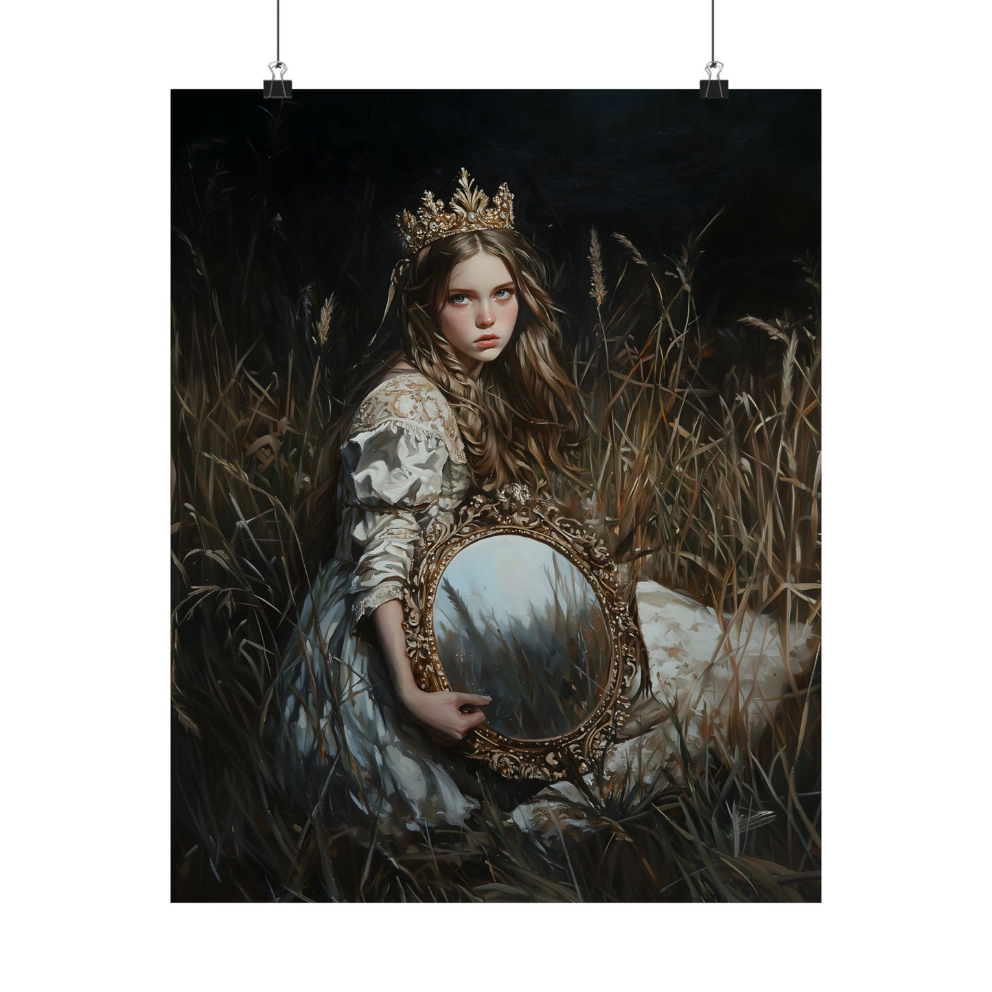 Princess Mirror Art Print