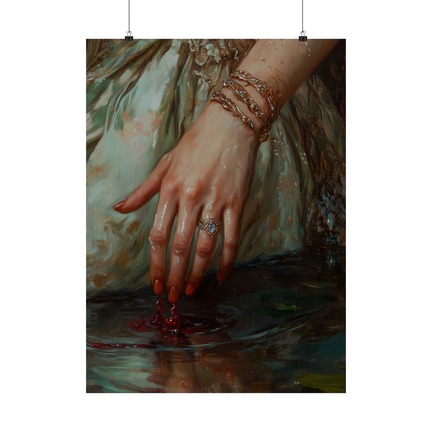 Bloody Hands Art Print